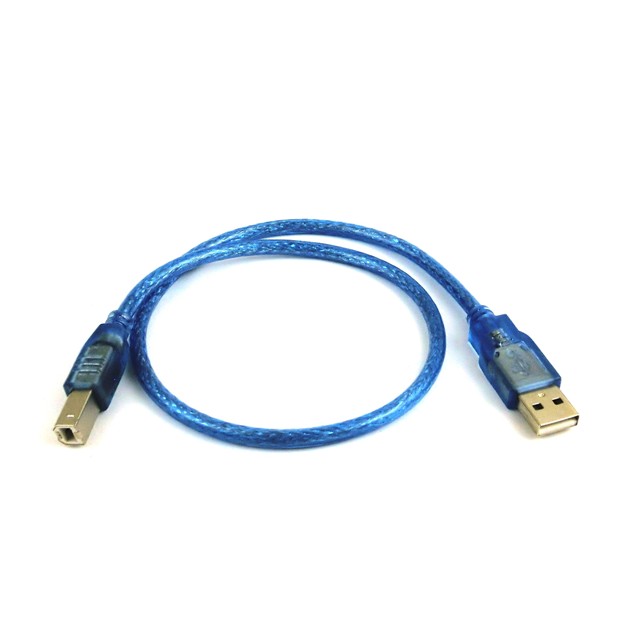 BENEVO 50cm USB2.0 A公-B公連接線 - 接頭特寫