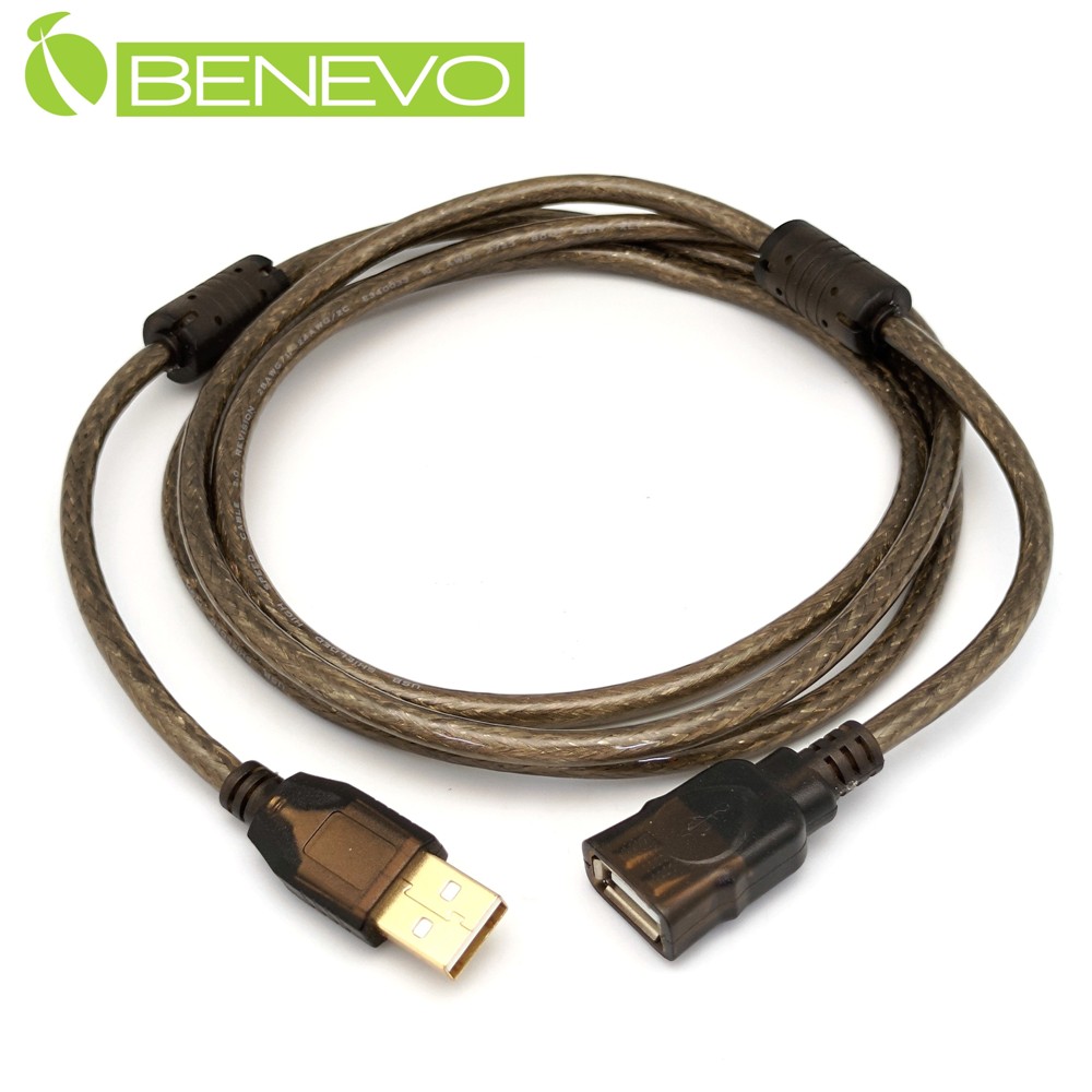 BENEVO 5米 USB2.0 A公-A母 延長線 - 高隔離設計