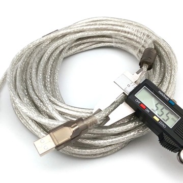 BENEVO USB2.0 延長線 - 線材與磁環特寫