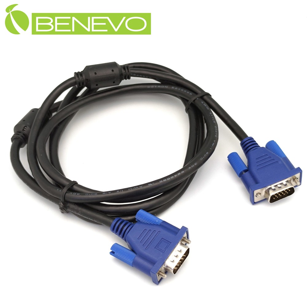 BENEVO 1.8米 VGA 連接線 - 公對公設計