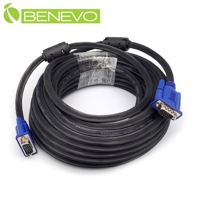 BENEVO 10米 VGA 公對公 連接線 - 高畫質設計